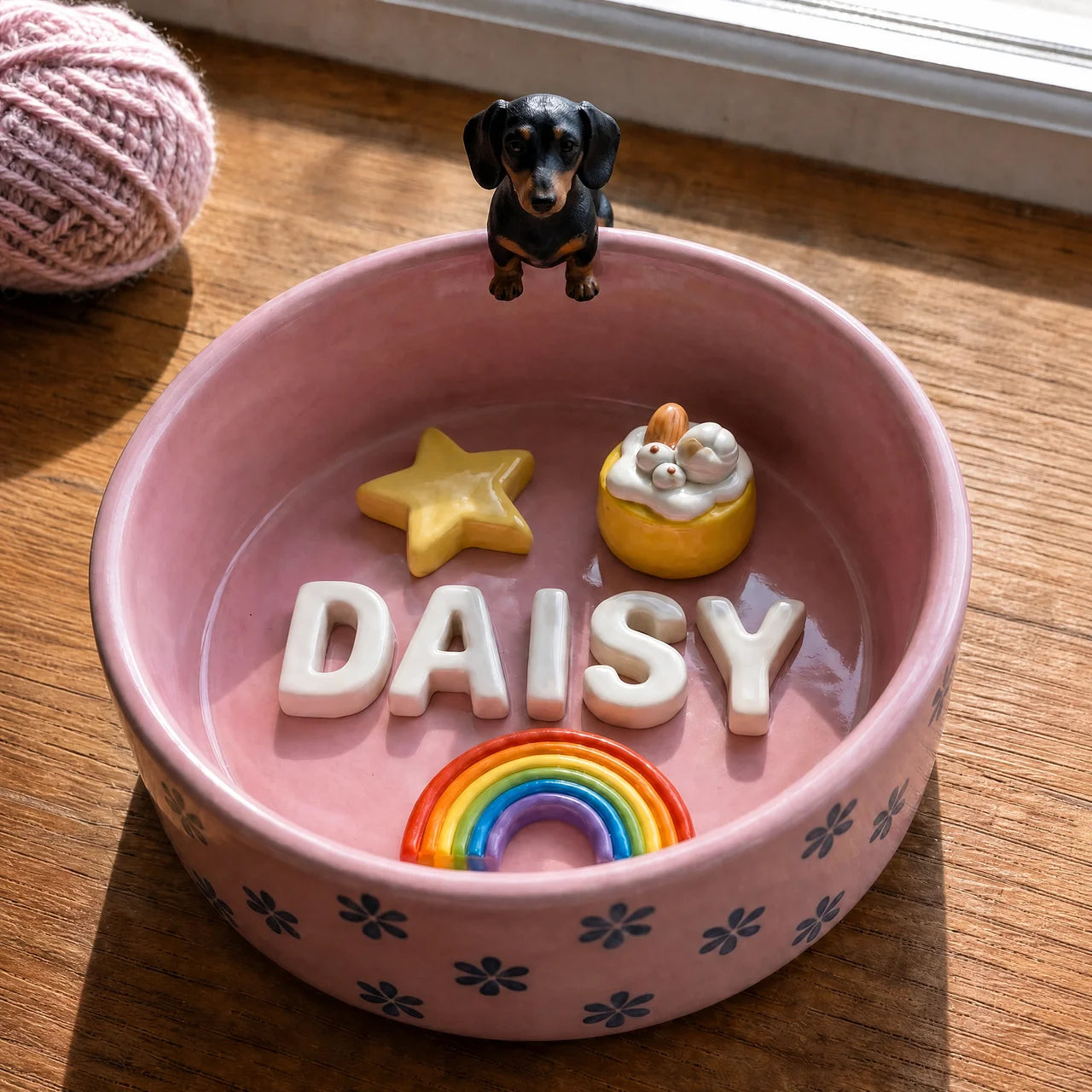 Handmade Custom Dog Bowl